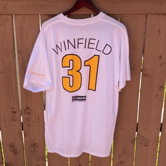 Padres 2001 Dave Winfield Hall of Fame Shirt - Picture 3 of 4